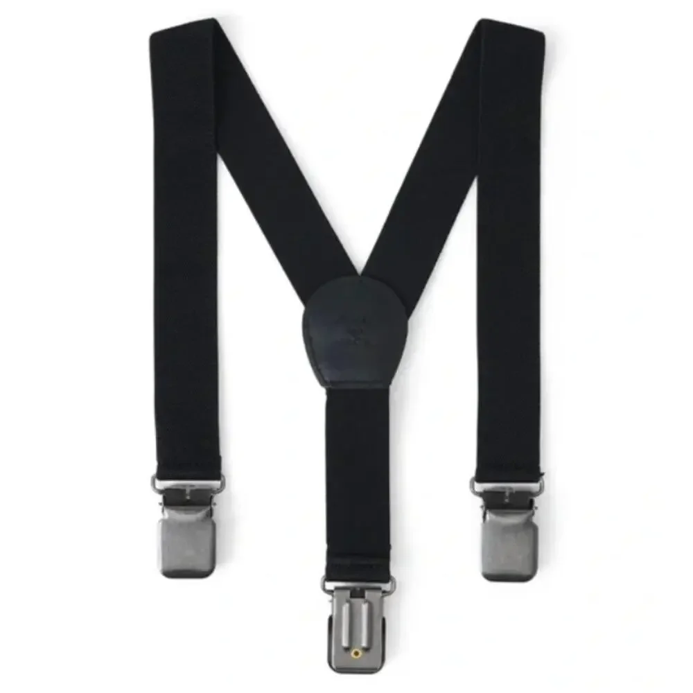 Janie and Jack Black Suspenders Kids Size 4–5 Adjustable Formal NEW Wedding Prep